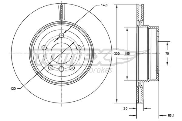 TOMEX Brakes TX 73-00...